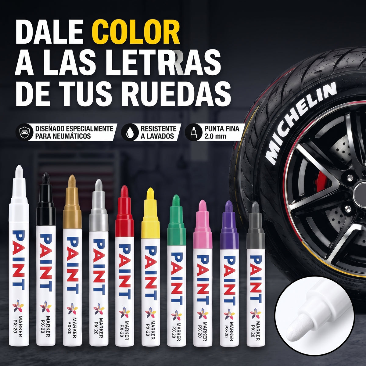 rotulador de neumaticos